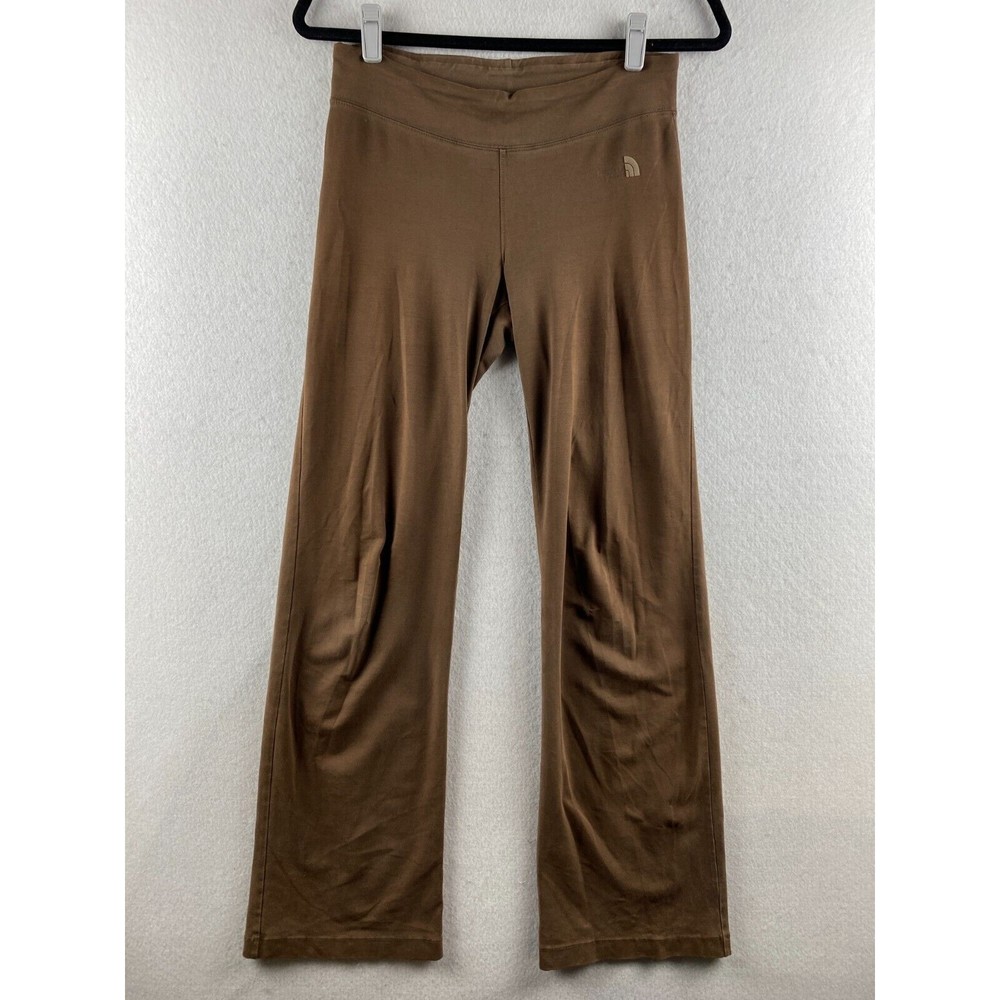 The North Face Pants Womens S Small Brown Yoga Pants Flared Pull On Stretch
